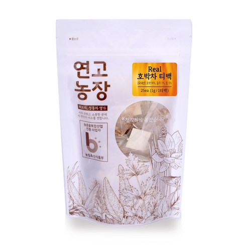 연고농장 Real호박차 티백, 25g, 1개