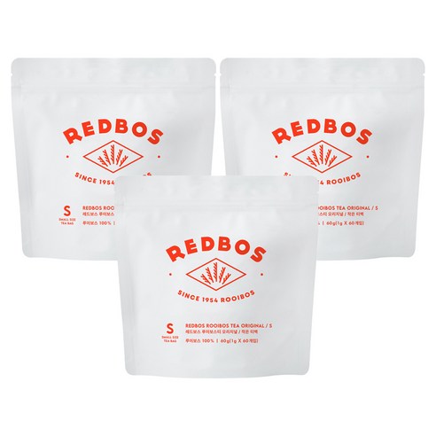 레드보스 루이보스티 오리지널, 1g, 60개입, 3개