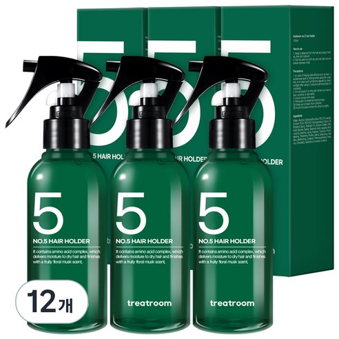 트리트룸 넘버파이브 헤어홀더 미스트, 100ml, 12개