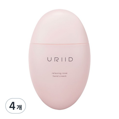 유리드 네롤리 가든 핸드크림 릴렉싱 로즈, 50g, 4개