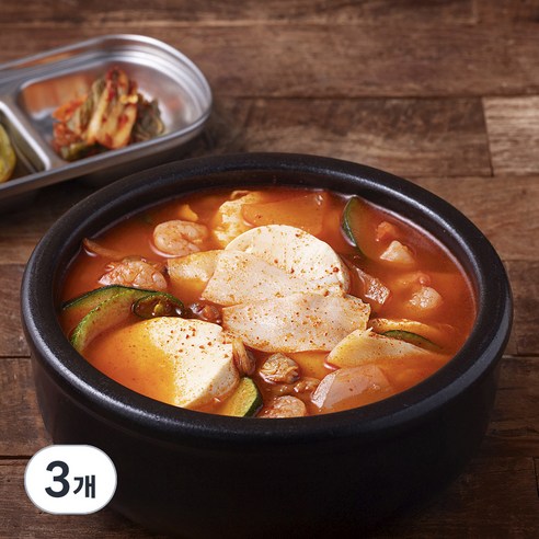 프레시지 북창동순두부 북창동 해물 순두부찌개 밀키트 2인분, 660g, 3개