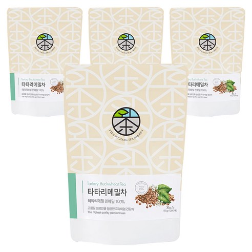 평창다원 타타리 메밀차 생분해 티백, 1.5g, 20개입, 4개