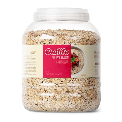 오트라이프 캐나다 오트밀, 2kg, 1개