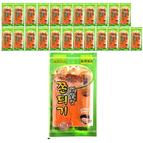 일광제과 옛날맛 쫀듸기, 120g, 24개