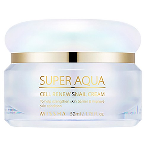 미샤 수퍼 아쿠아 셀 리뉴 스네일 크림, 52ml, 1개