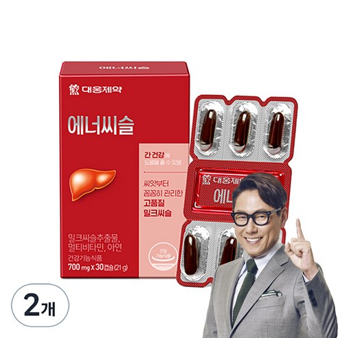 대웅제약 에너씨슬 밀크씨슬 간건강, 30정, 2개