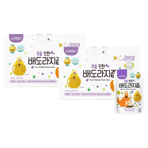 루솔 진한 배도라지즙