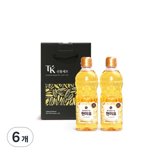 티케이 현미유, 500ml, 6개