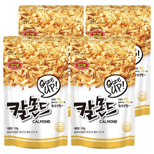 머거본 칼몬드 믹스넛, 150g, 4개