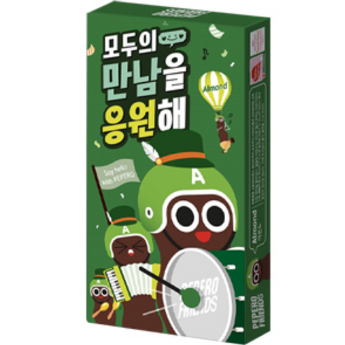 롯데제과 아몬드 빼빼로, 37g, 8개