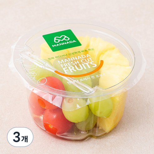 만나 프레시 믹스 파인 포도 방울, 250g, 1개입, 3개