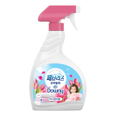 페브리즈 섬유탈취제 다우니 에이프릴향 대용량 본품, 900ml, 1개