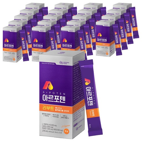 대상웰라이프 아르포텐아르지닌 리부트, 270ml, 20개