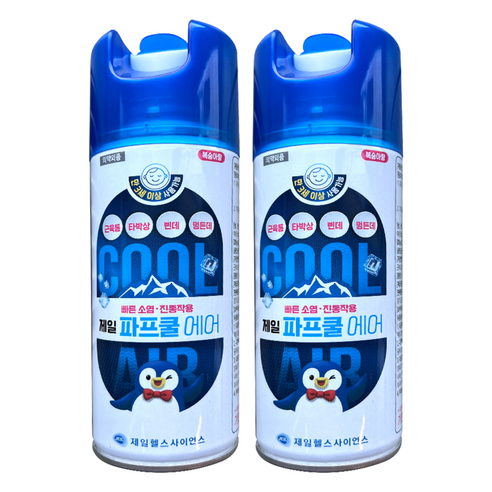 제일헬스사이언스 제일 파프쿨 에어 180ml, 2개, 1개입