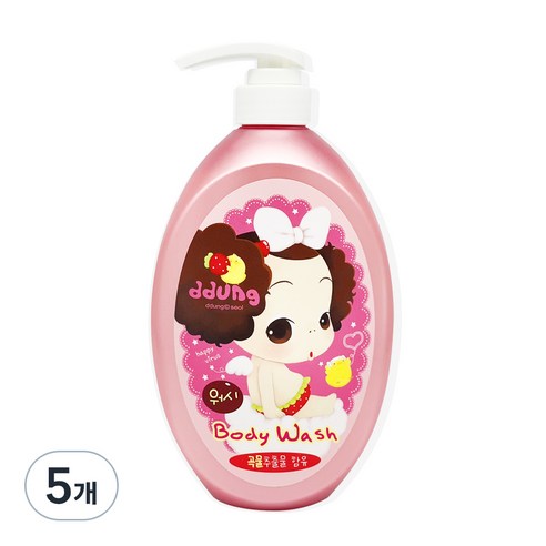 뚱 베이비 바디워시, 750ml, 5개