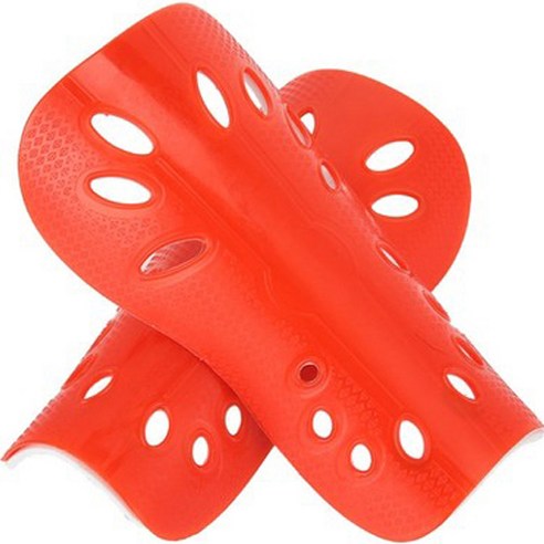 씨에스소울 축구 풋살 신가드 정강이 보호대, 레드, 1개