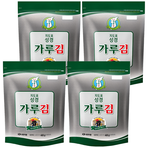 지도표성경 가루김, 400g, 4개