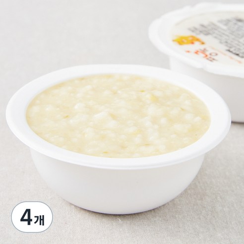 짱죽 중기 8개월 부터 이유식 죽, 혼합맛(치킨 / 애호박), 200g, 4개