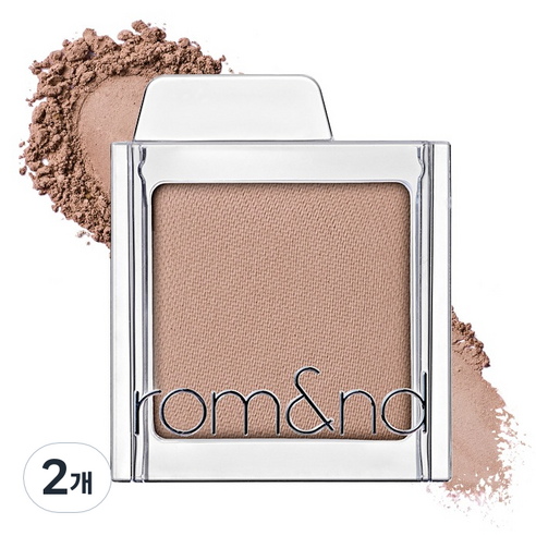 롬앤 슬라이드 인 싱글 아이섀도, 2개, M18 플레인 모카