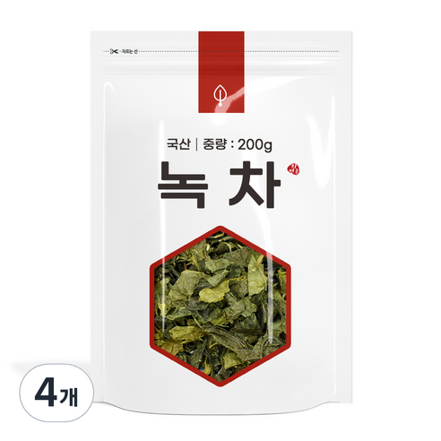 자연초 녹차, 200g, 1개입, 4개