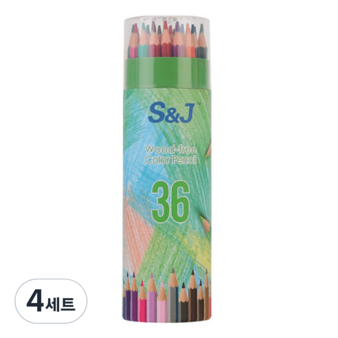 고케이 색연필 세트, 36색, 4세트