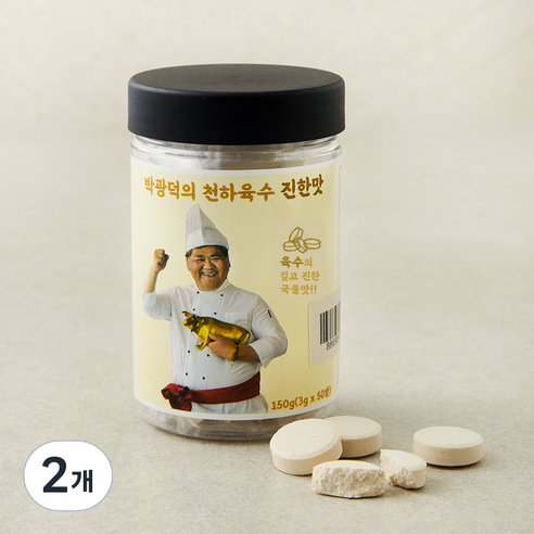 박광덕의 천하육수 진한맛, 3g, 50개입, 2개