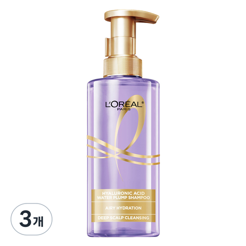 로레알파리 히알루론산 두피 샴푸 플로럴 프래그런스, 440ml, 3개