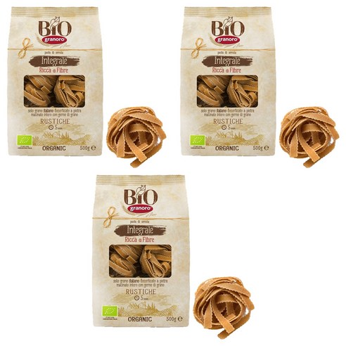 그라노로 통밀 루스티케, 500g, 3개