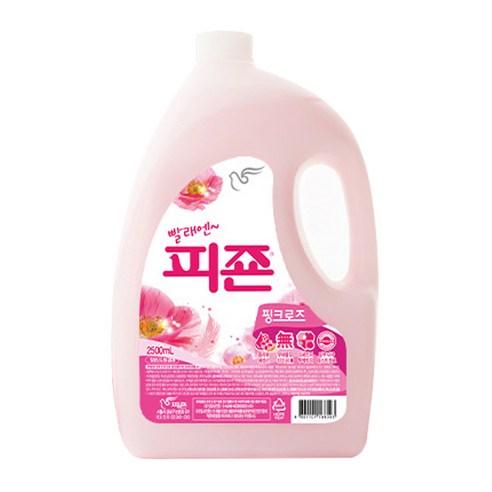 피죤 레귤러 섬유유연제 핑크로즈 본품, 2.5L, 1개