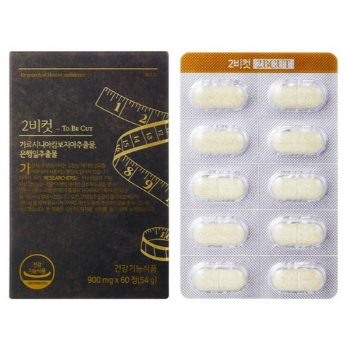 투비컷 가르시니아캄보지아추출물 54g, 60정, 3개