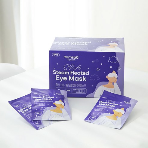 탐사 아이 스파 온열 안대 스팀 아이마스크 눈 찜질팩 무향, 1개, 40개입