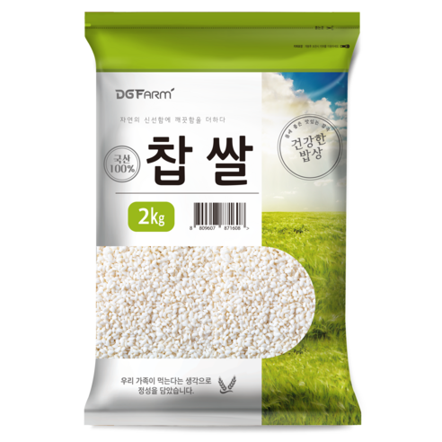대구농산 건강한밥상 찹쌀, 2kg, 1개 2kg × 1개, 개당 중량 × 수량 섬네일