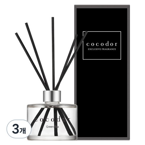 코코도르 디퓨저, 그린티, 200ml, 3개