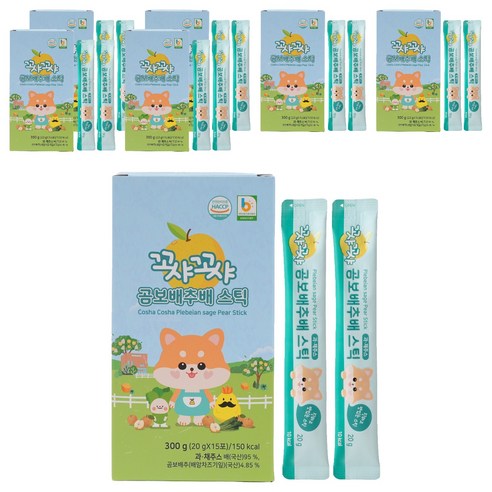 꼬샤꼬샤 곰보배추배 스틱, 20g, 105개