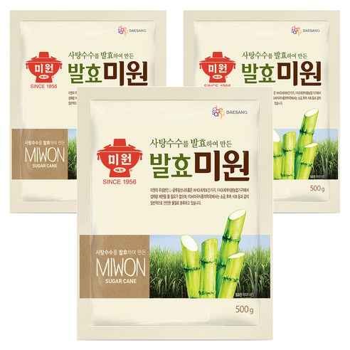 미원 발효 미원, 500g, 3개