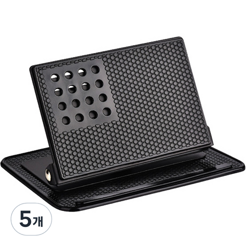 파보니 차량용 초강력 논슬립 핸드폰 거치대, 블랙, 5개