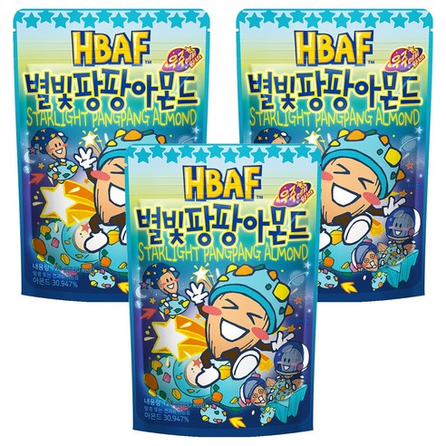 바프 별빛팡팡 아몬드, 120g, 3개