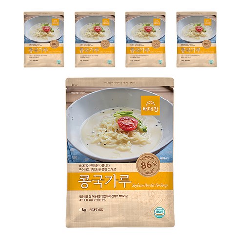 배대감 콩국가루, 1kg, 5개