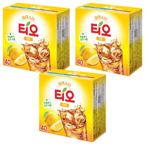 동서티오 아이스티 분말 레몬맛, 13g, 40개입, 3개