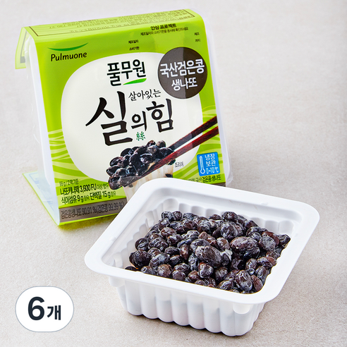 풀무원 검은콩 생나또, 49.5g, 2개입, 3개