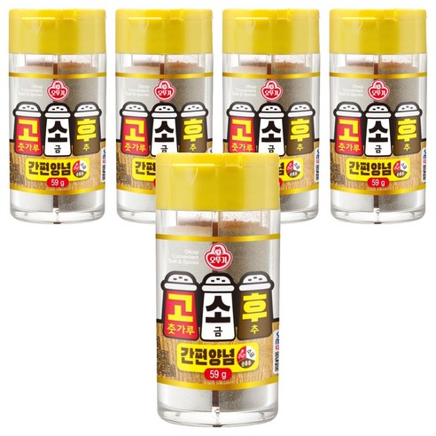 오뚜기 고소후 간편양념, 59g, 5개