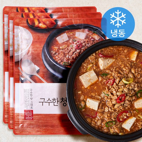 [로켓프레시] 곰곰 구수한 청국장 찌개 (냉동)