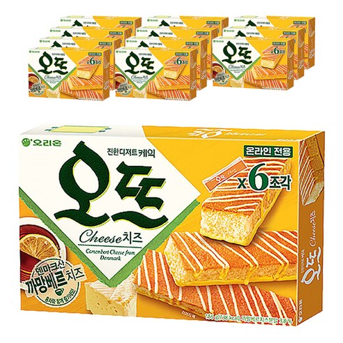오리온 진한 디저트 케익 오뜨 치즈, 156g, 12개