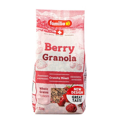 패밀리아 무슬리 베리 크런치, 500g, 3개