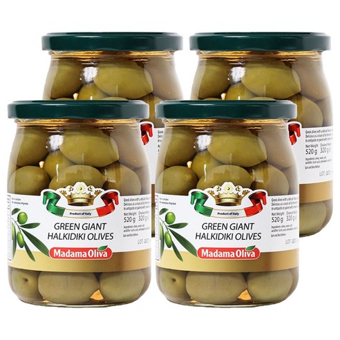 마다마올리바 그린 자이언트 할키디키, 520g, 4개