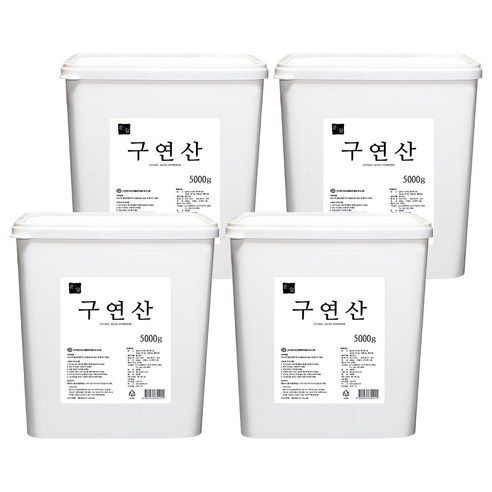 순담 구연산, 4개, 5kg