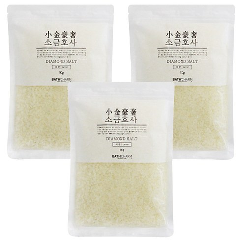 바스참 소금호사 다이아몬드 솔트 레몬, 1kg, 3개