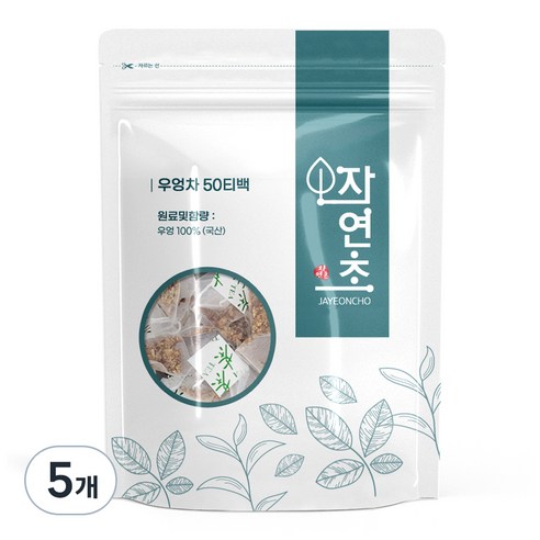 자연초 우엉차 삼각티백, 1g, 50개입, 5개
