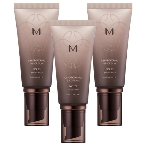 미샤 M 초보양 비비크림 SPF30 PA++, 23호 차분한베이지, 50ml, 3개