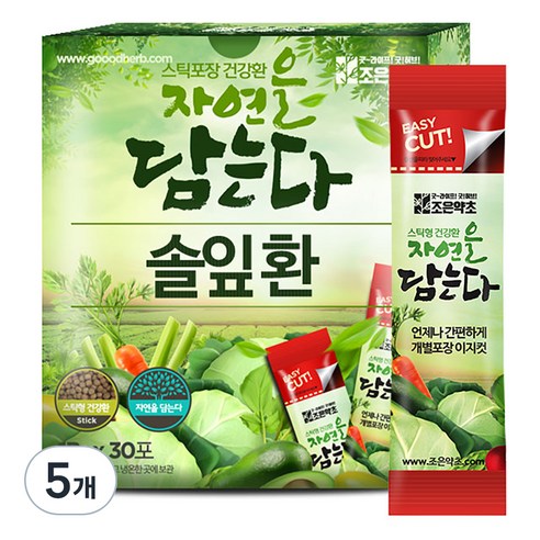 조은약초 솔잎환 스틱, 5개, 90g
